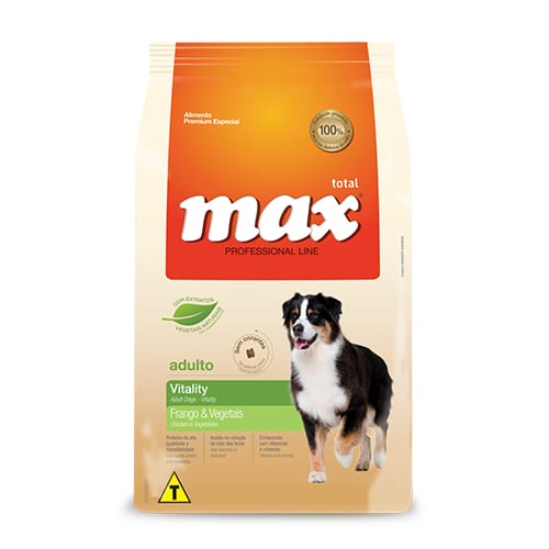 Max - Professional Line Vitality Adulto Frango & Vegetais